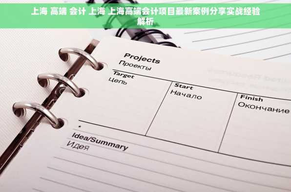 上海 高端 会计 上海 上海高端会计项目最新案例分享实战经验解析