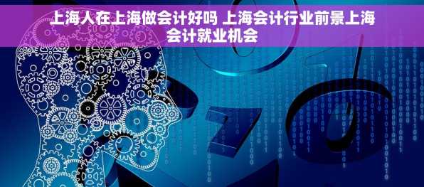 上海人在上海做会计好吗 上海会计行业前景上海会计就业机会
