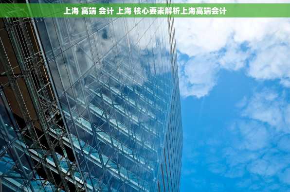 上海 高端 会计 上海 核心要素解析上海高端会计