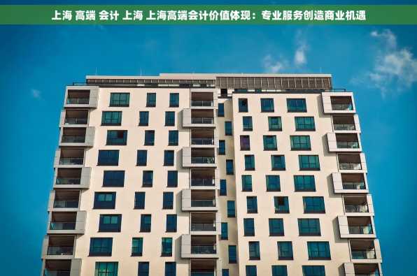 上海 高端 会计 上海 上海高端会计价值体现：专业服务创造商业机遇